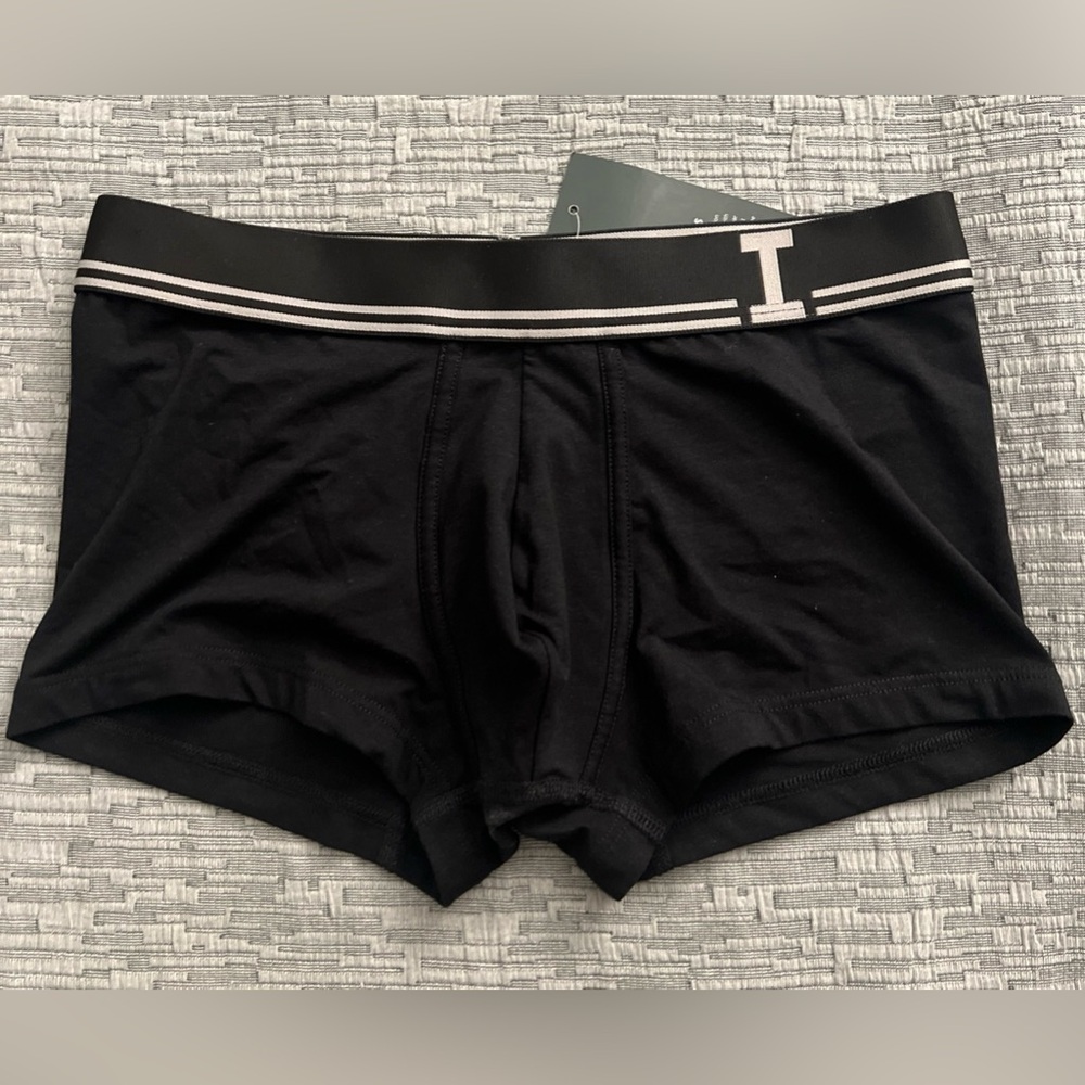 “I” By Impetus Men’s Black Boxer Briefs Medium